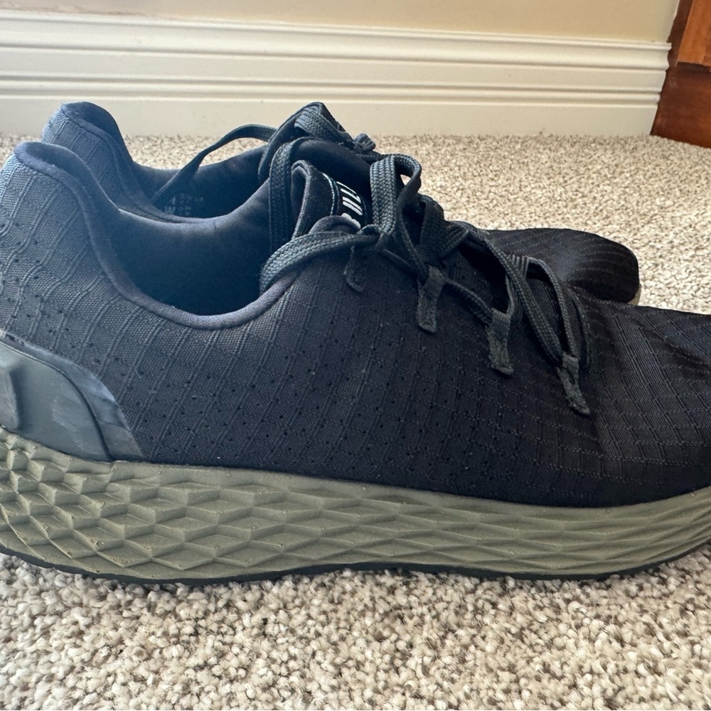 NOBULL Ripstop Runner Black Athletic Trainer Sneakers Women 10
